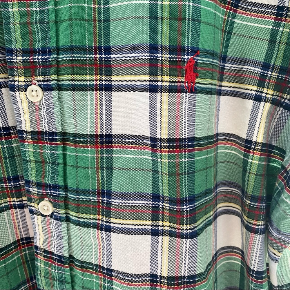 Ralph Lauren Custom Fit Plaid Shirt - Picture 6 of 8